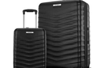 Samsonite Precision DLX 2 Piece Hardside Expandable Spinner Luggage Set in 2 Colours