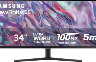 Samsung 34 WQHD 3440×1440 100Hz VA 300nits DP/HDMI Freesync Monitor with code via Students/BLC/Perks at work