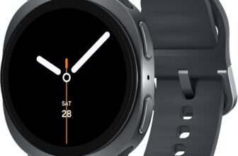Samsung Galaxy Watch8, AI Smart Watch, Sport Band, Cushion Design, 3nm Processor, Health & Sleep Coach, Fitness Tracker, 40mm, Bluetooth, Graphite, 3 Year Extended Warranty (UK Version)