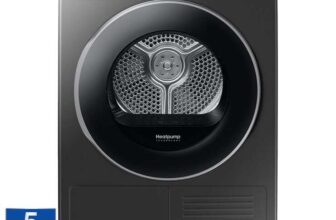 Samsung Series 6 DV90T6240LN/S1, 9kg, Heat Pump Tumble Dryer, A Rated in Graphite % Year Warranty A Further £75 Cashback