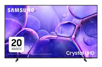 Samsung Smart TV 75 U8000F Crystal UHD 4K TV, Crystal Processor 4K, Motion Xcelerator, Gaming Hub, Metal Stream Design, 2025, with voucher