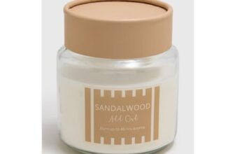 Sandalwood Stripe Candle Jar