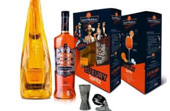 SantOrsola Luxury Spritz – 25 Aperitivo Drink for a Balanced Taste Spritz Prosecco Millesimato Extra Dry Luxury D.O.C Stopper