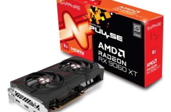Sapphire technology Pulse AMD Radeon RX 9060 XT Gaming OC, 8GB Dual HDMI-DP