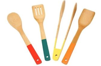 School of Wok Set of 4 Bamboo Tools