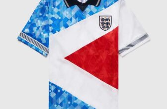 Score Draw Officially Licensed England 1990 World Cup Mash Up Shirt