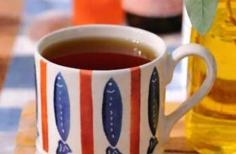 Seconds Seafood Stripe 1/2 Pint Mug