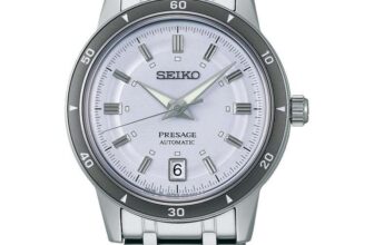 Seiko Presage SRPL73J1 Mens Automatic Watch, Silver Violet