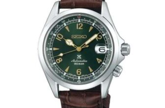 Seiko Prospex Alpinist Automatic Green Dial Sapphire Crystal Watch SPB121J1