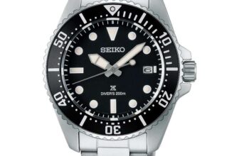 Seiko Prospex Divers Watch 41mm Solar Black – SNE597P1