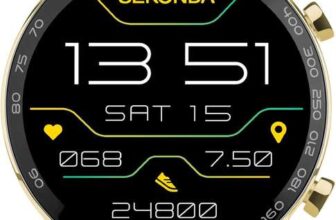 Sekonda Active Plus Smart Watch 45mm with Gold Stainless Steel Strap 30227