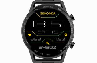 Sekonda Active Plus Smart Watch Black Alloy Case & Stainless Steel Bracelet 30226 With Code