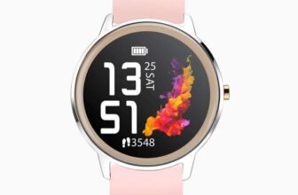 Sekonda Flex Smart Watch Silver Case & Pink Silicone Strap