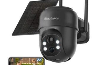 Septekon 2K Solar Security Cameras Wireless Outdoor