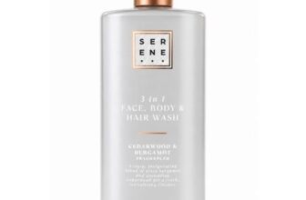 Serene 3 in 1 Face, Body & Hair Wash 1L – Cedarwood & Bergamot