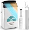 SereneLife Portable Air Conditioner 12000 BTU 4-in-1 With Smart App Heat