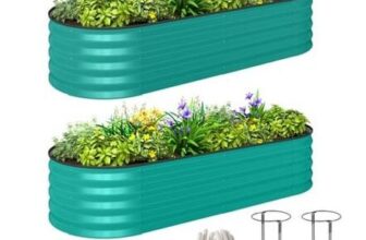 Set of 2 Raised Beds for Garden