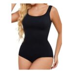 Shapewear Bodysuit for Women – Tummy Control, Butt Lift – Black