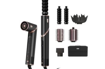 Shark FlexStyle 5-in-1 Air Styler & Hair Dryer with Storage Case – Black