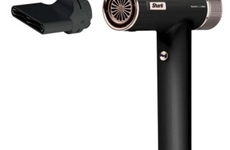 Shark SpeedStyle Hair Dryer, High-Velocity Lightweight Dryer for All Hair Types, No Heat Damage, Ionic Technology,