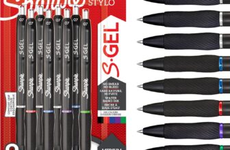 Sharpie S-Gel Gel Pens Medium Point (0.7mm) Assorted Ink Colours 8 Count