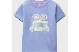 Short Sleeve Graphic T-Shirt in Blue