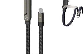Sideways Phone Charger, 2 in 1 Invisible Holder Charger Cable, 240W Braided Fast Charge Cable Sold by hongshandage / FBA