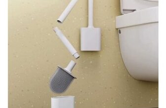 Silicone Toilet Brush and Holder Set