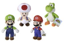 Simba – Super Mario Plush 20 cm, Soft Material, 4 Characters