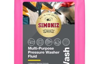 Simoniz SAPP0174A Multi Purpose Pressure Washer Shampoo Fluid, Pink, 5 Litre