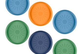 Simply Kids Colour Plates 6pk – Multicolour