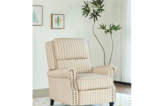 Single Sofa Recliner Chair Armchair with Footrest