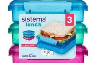 Sistema 450ml Sandwich Box – 3 Pack Free C&C