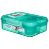 Sistema Bento Box LUNCH Bento School Lunch Box with Compartments 1.65L