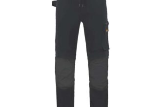Site Dunnell Stretch Multi-Pocket Trousers Black 30 W 32 L – free C&C