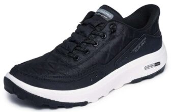 Skechers Mens Urban Explore Slip-in Trainers – Black – Size 9.5 UK