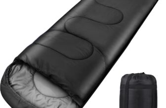 Sleeping Bag for Adults 3-Season – Ultra-Light & Warm, Waterproof Camping Sleeping Bag, Lightweight with Compact Bag for Backpacking, Hiking, Travel
