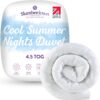 Slumberdown Cool Summer Nights 4.5 Tog Super King Duvet – Lightweight & Breathable UK Made Superking Quilt, Non-Allergenic & Washable Perfect Summer Duvet for Hot Nights (260 x 220cm)