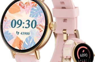 Smart Watch for Women, Answer/Make Call, 1.27 HD Fitness Watch with Heart Rate/Sleep/SpO2/Stress/Calories Monitor, Sports Running Watch for iPhone Samsung Android, 110 Sport Modes & IP68 Waterproof