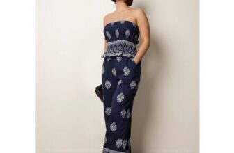 Smocked Top & Wide-Leg Trouser Set