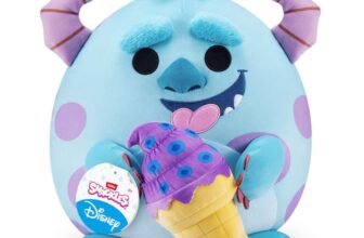 Snackles Disney 14-Inch Plush Sulley&lce cream (Sulley) by Zuru Plush with Snack Accessory (£7.57 using 15% Baby Wish List Discount)