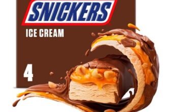Snickers Chocolate Peanut Ice Cream Bars 4pack