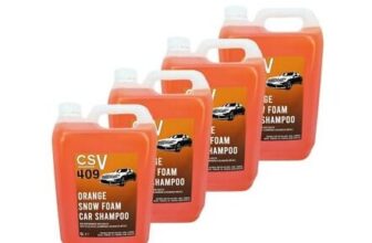 Snow Foam Orange Fragrance Rich Formula Snow Foam Range 4 X 5L Containers CSV