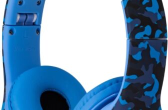 Snug Play Kids Headphones with Volume Limiting for Toddlers (Boys/Girls) – Blue Camo