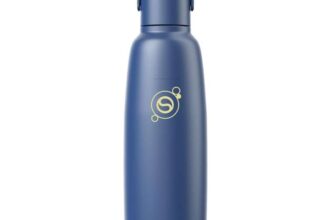 SodaStream Fizz & Go Cool, Stainless Steel Carbonated Water Bottle 0.9L, Insulated Metal Bottle for Sparkling Water