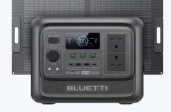 Solar Generator Elite 100 V2 100W,1024Wh Portable Power Station for Emergencies, Sold and fulfilled by BLUETTI