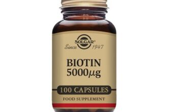 Solgar Biotin 5000g 100 Vegi Capsules