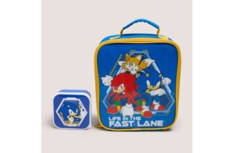 Sonic the Hedgehog Blue Lunch Bag & Snack Box