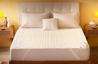 Sonive Electric Blanket Double, Heated Blanket 120cm x 135cm with 3 Different Heat Settings