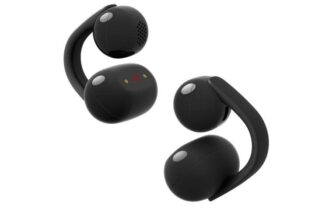 Sony LinkBuds Clip Open-Ear Wireless Earbuds, 37H Battery, Clear Calls, Black/Lavender – Price at checkout